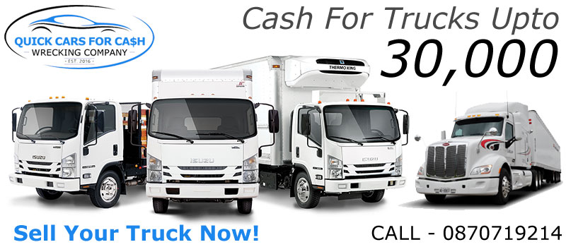 Cash for trucks and cars removals