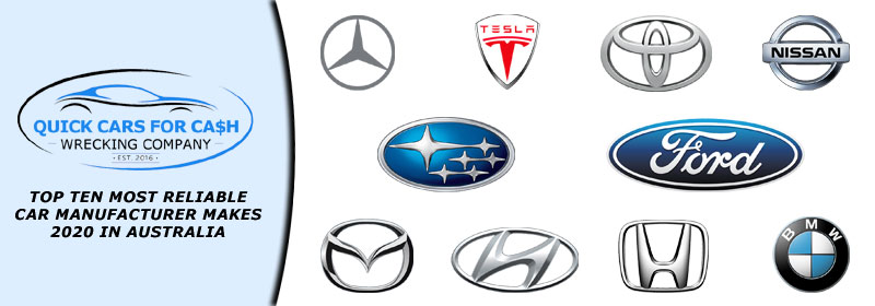 Top Ten Most Reliable Car Manufacturer Makes 2020 in Australia